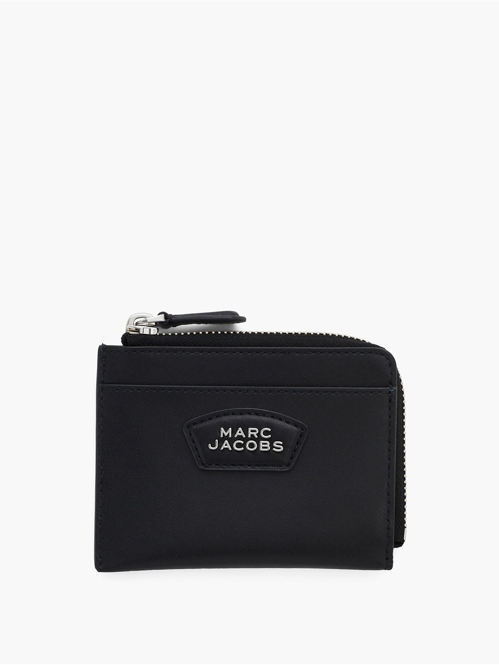 Marc Jacobs Black Leather Zip Card Holder